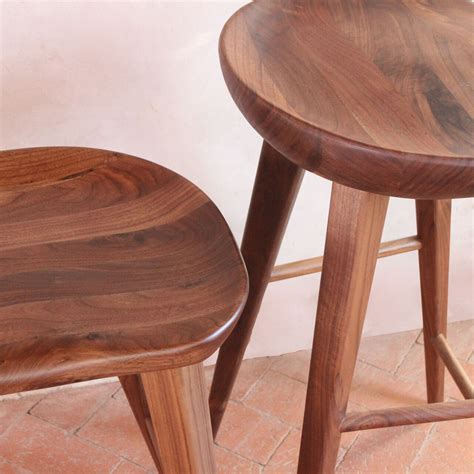 Walnut Bar Stool By Pfeifer Studio Archello