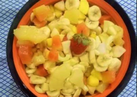 Mix Fruit Chat 🍎🍌🍍🍓🍑 Recipe by Niha Ch👩‍🍳 - Cookpad