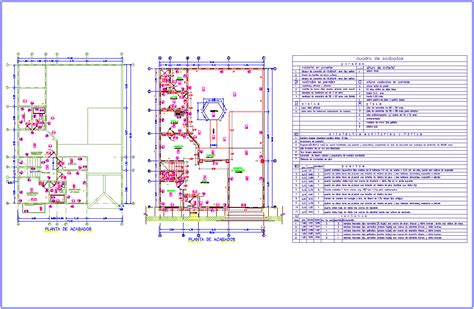 Finishing plan with material box for two level house plan with wall,door and window view for ...