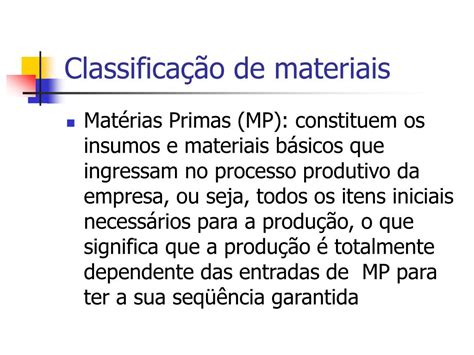 PPT Administração de Materiais PowerPoint Presentation free download