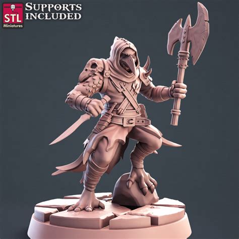 3D Printable Kenku C By STL Miniatures