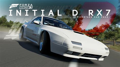 INITIAL D RX7 FC Forza Horizon 3 Alpinestars Car Pack YouTube