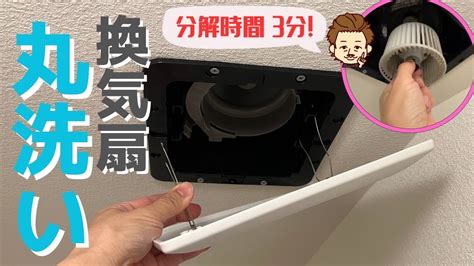 わずか30分で【トイレの換気扇】を分解お掃除！～誰でも簡単にできる換気扇の外し方、お掃除方法をプロが教えます～ Youtube