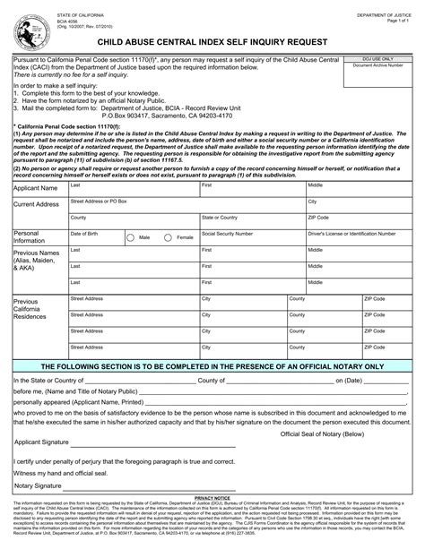 Form Bcia Fill Out Printable Pdf Forms Online