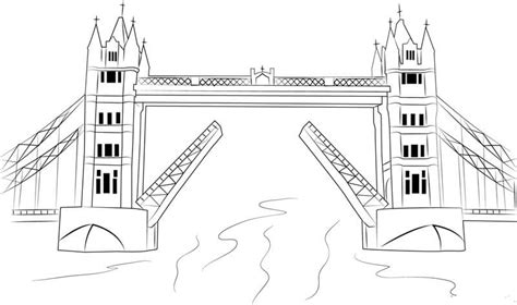 Puente De La Torre Para Colorear Imprimir E Dibujar Coloringonly