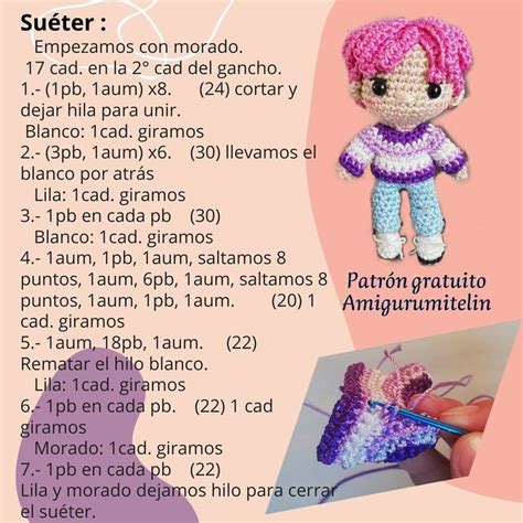 Jimin Park Ji min Bts Amigurumis Patrón gratuito Está listo este