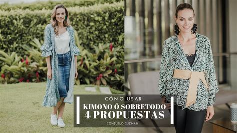 Cómo usar kimono 4 propuestas de looks para el diario I Consuelo