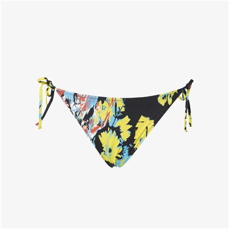 Calvin Klein String Side Tie Print Kad N Siyah Bikini Alt Kadin Mayo