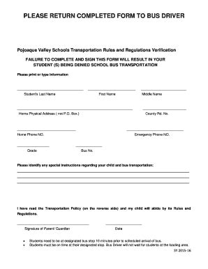 Fillable Online Pvs K12 Nm FAILURE TO COMPLETE AND SIGN THIS FORM WILL