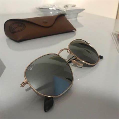 Ray Ban Hexagonal Dourado REBAIXAS Julho Clasf