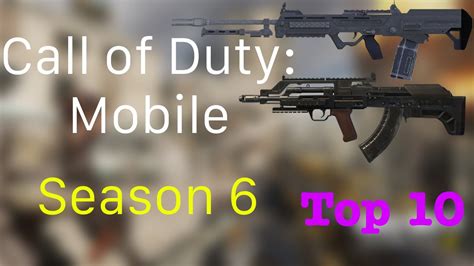 My Top Favorite Guns In Call Of Duty Mobile Season Youtube