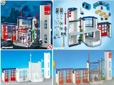 Playmobil Caserne De Pompiers Extension Avec Notice Et