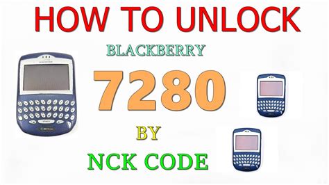 How To Unlock Blackberry 7280 By Unlock Code Youtube