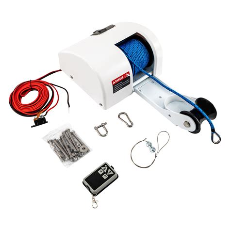 Lbs Free Fall Saltwater Boat Electric Anchor Winch Marine W