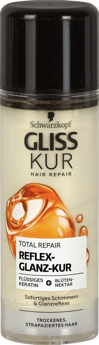 Schwarzkopf Gliss Hair Repair Total Repair Reflex Glanz Kur Ml Dm At