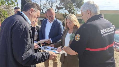 La Diputación de Valencia ampliará la base del Consorcio de Bomberos en