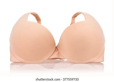 Nude Color Bra On White Background Shutterstock