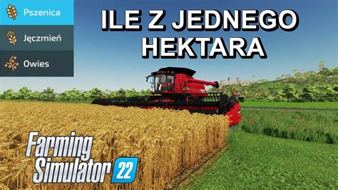 Pszenica J Czmie Owies Z Hektara Farming Simulator Youtube