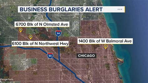 Chicago Crime Police Alert Businesses On North Side After 4 Were