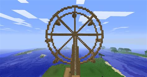 how to make a ferris wheel in minecraft