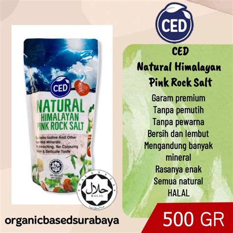 Jual Kemasan Baru Garam Himalayan Pink Rock Salt Ced Halal Gr Exp