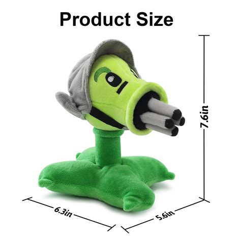 Plants Vs Zombies Gatling Pea Plush