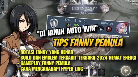 TIPS FANNY PEMULA ROTASI FANNY YANG BENAR GAMEPLAY FANNY PEMULA