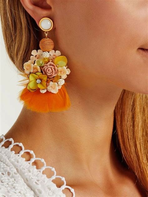 Pin By Serpil Serdar On Çiçek Fancy Earrings Handmade Fashion