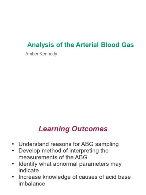 Blood Gases | PDF