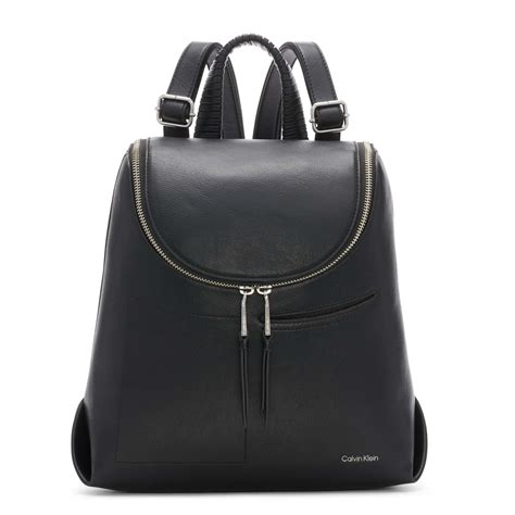 Calvin Klein Lake Organizational Backpack In Black Lyst