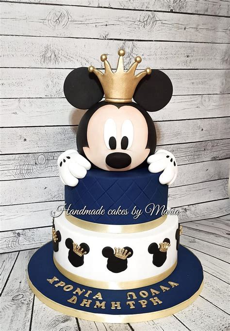 Mickey Mouse Decorated Cake By Maria Maria CakesDecor