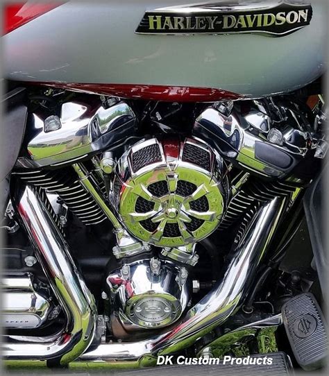 Chrome Spoke Complete Hiflow Air Cleaner Harley Milwaukee Eight Dk