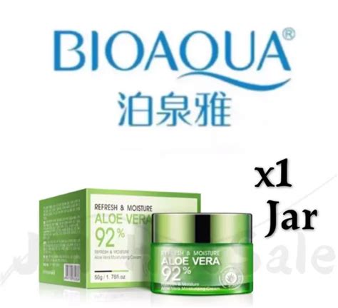 1jar Bioaqua Aloe Vera 92 Refresh And Moisture Cream Lazada Ph