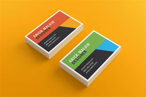 Business Cards Mock-up (8.5x5.5 cm) :: Behance