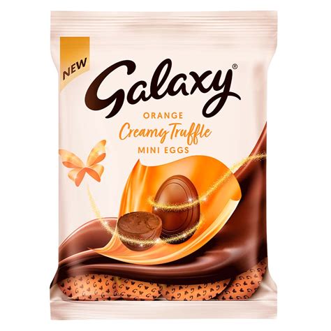 Galaxy Orange Creamy Truffle Mini Eggs 80g Co Op