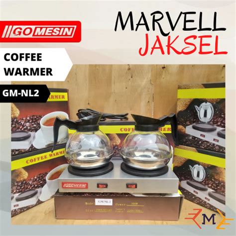 Jual Coffee Warmer Listrik Decanter Teko Penghangat Kopi Teh