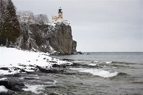 Split Rock Lighthouse Winter 16 Photograph by John Brueske - Fine Art ...