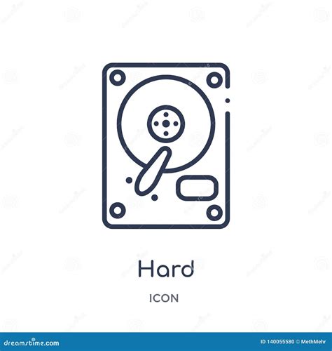 Linear Hard Icon From Electronic Devices Outline Collection Thin Line