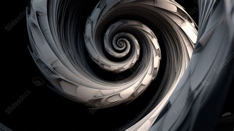 Fondo Un Diseño Abstracto Con Una Espiral En Blanco Y Negro para Power