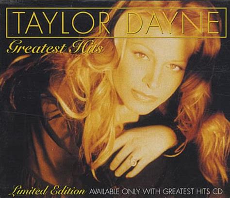 Taylor Dayne Greatest Hits European Cd Single Cd5 5 186230