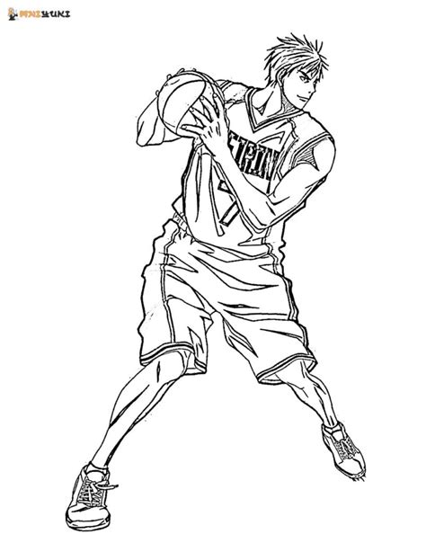 Kuroko No Basket Para Colorear y Pintar Imágenes Para Dibujar Gratis