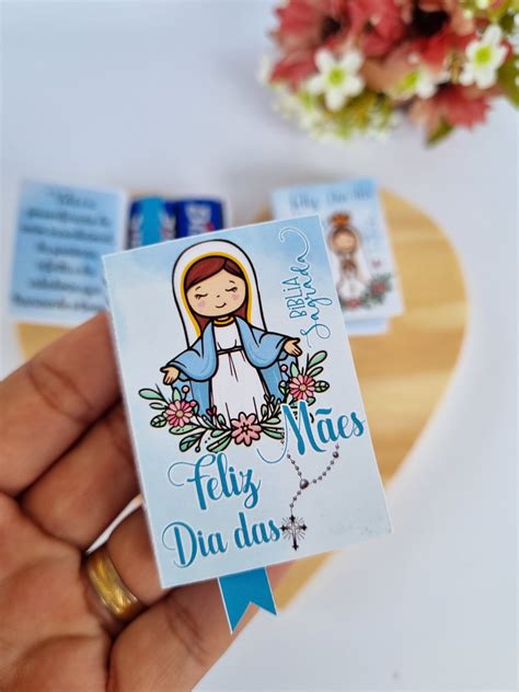 Mini Bíblia Porta Bis Dia da Mães desmontada Elo7