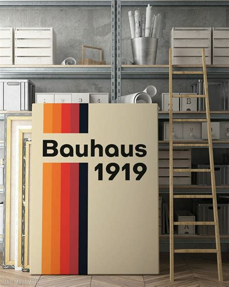 Bauhaus Plakat Wystawowy X Plakaty Dom Kolorowe Pas De Lart