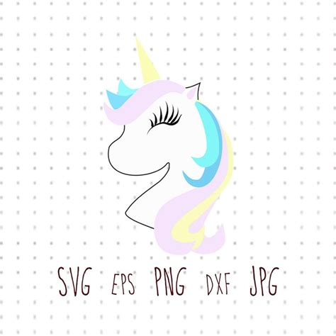 Unicorn SVG Unicorn Face Svg Unicorn Head Svg Dxf Png Etsy In 2022