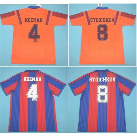 Top 91 92 STOICHKOV Retro Soccer Jerseys Barcelonas MARADONA Football