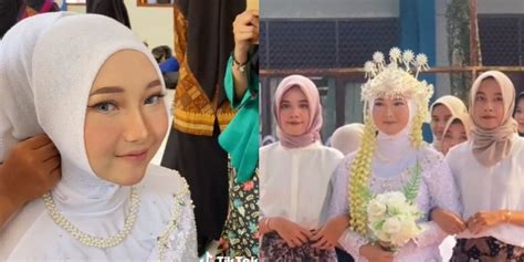 Bikin Kagum Viral Siswi SMA Ujian Praktik Rias Pengantin Hasilnya Wow