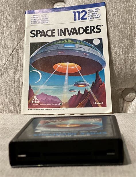 Tested Working Atari 2600 Space Invaders Video Game Cartridge 112 Games 1978 Ebay