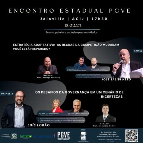 Confira programação e painelistas do Encontro Estadual do PGVE que