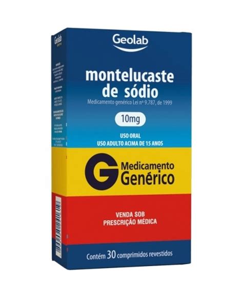 Montelucaste E Antialergico - G.MONTELUCASTE 5MG CX C/30 COMP MAST