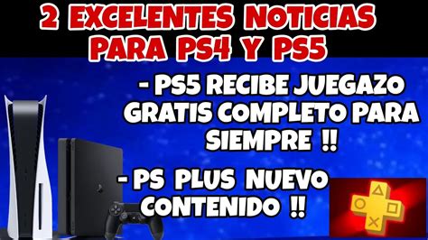 Ps5 JUEGAZO COMPLETO GRATIS PARA SIEMPRE PS PLUS NUEVO CONTENIDO Y